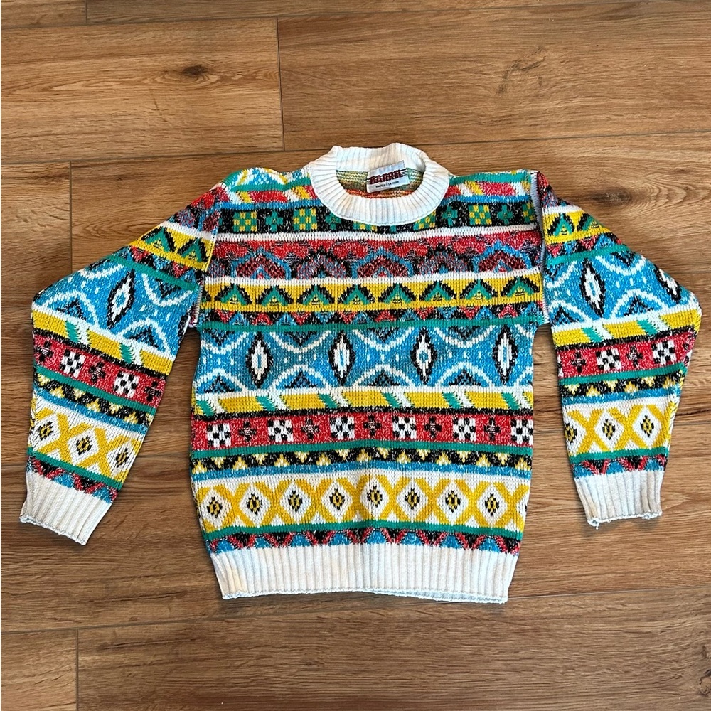 Colorful Patterned Sweater